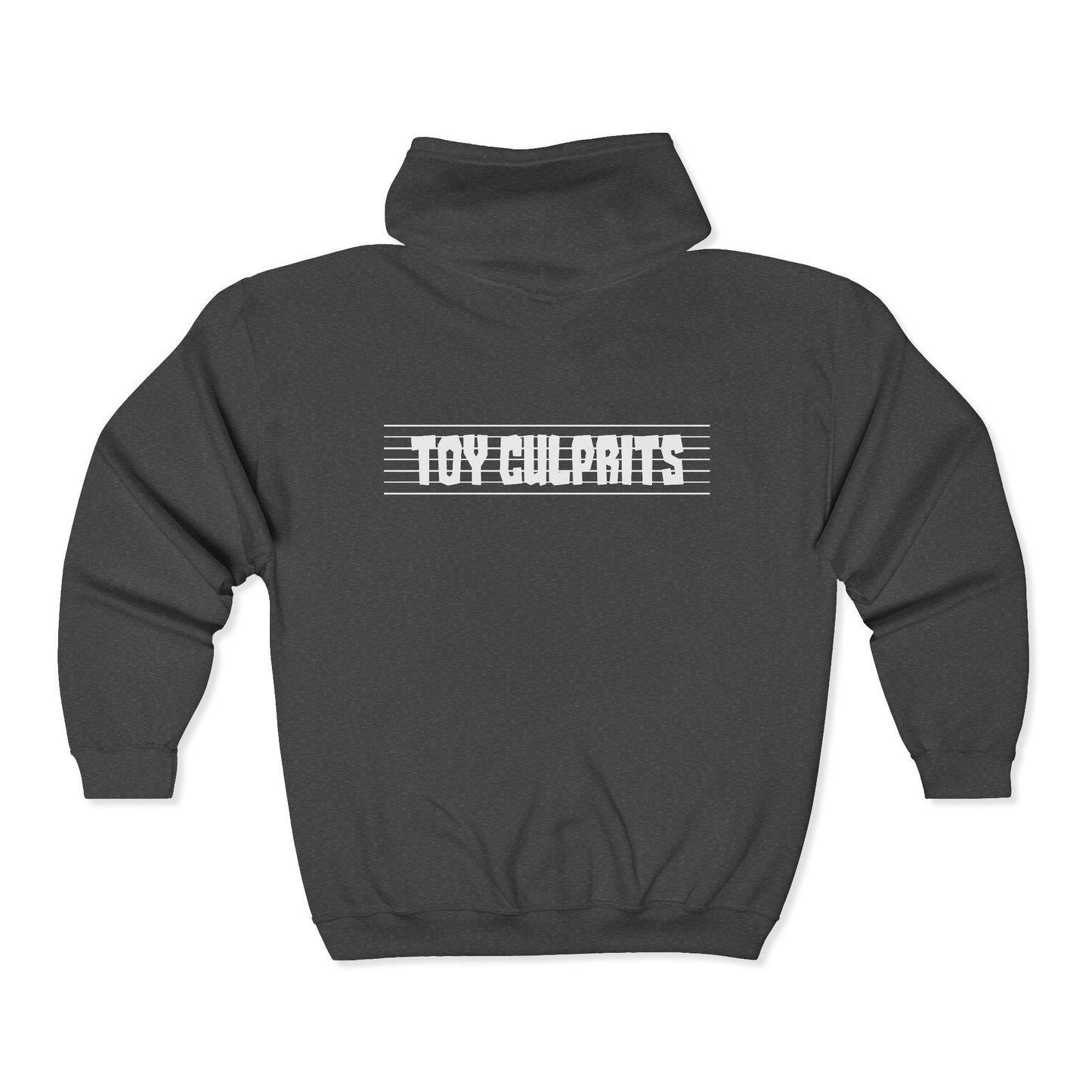 Toy Culprits White Logo | Mythic Legions | Fan Art | Full Zip Hoodie