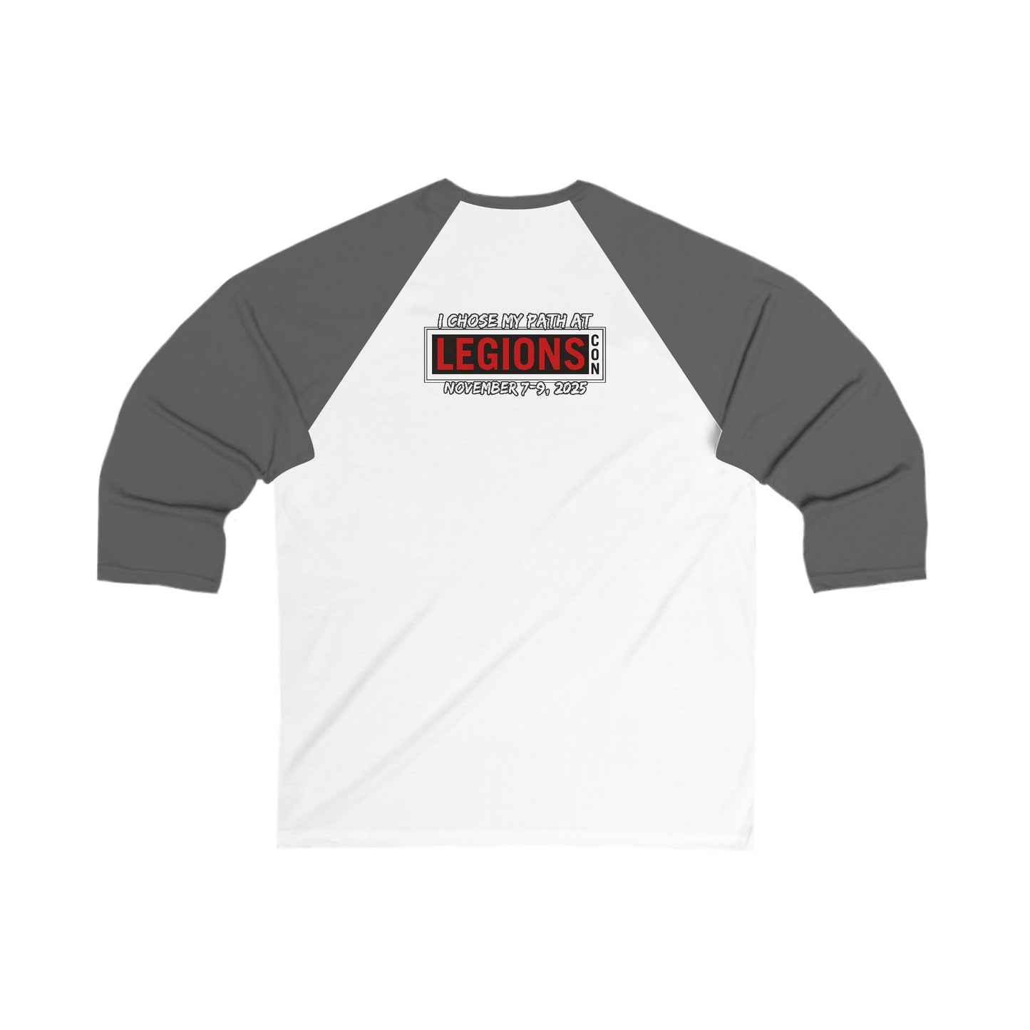 LegionsCon Churel | Mythic Legions | 3\4 Sleeve Baseball T-Shirt