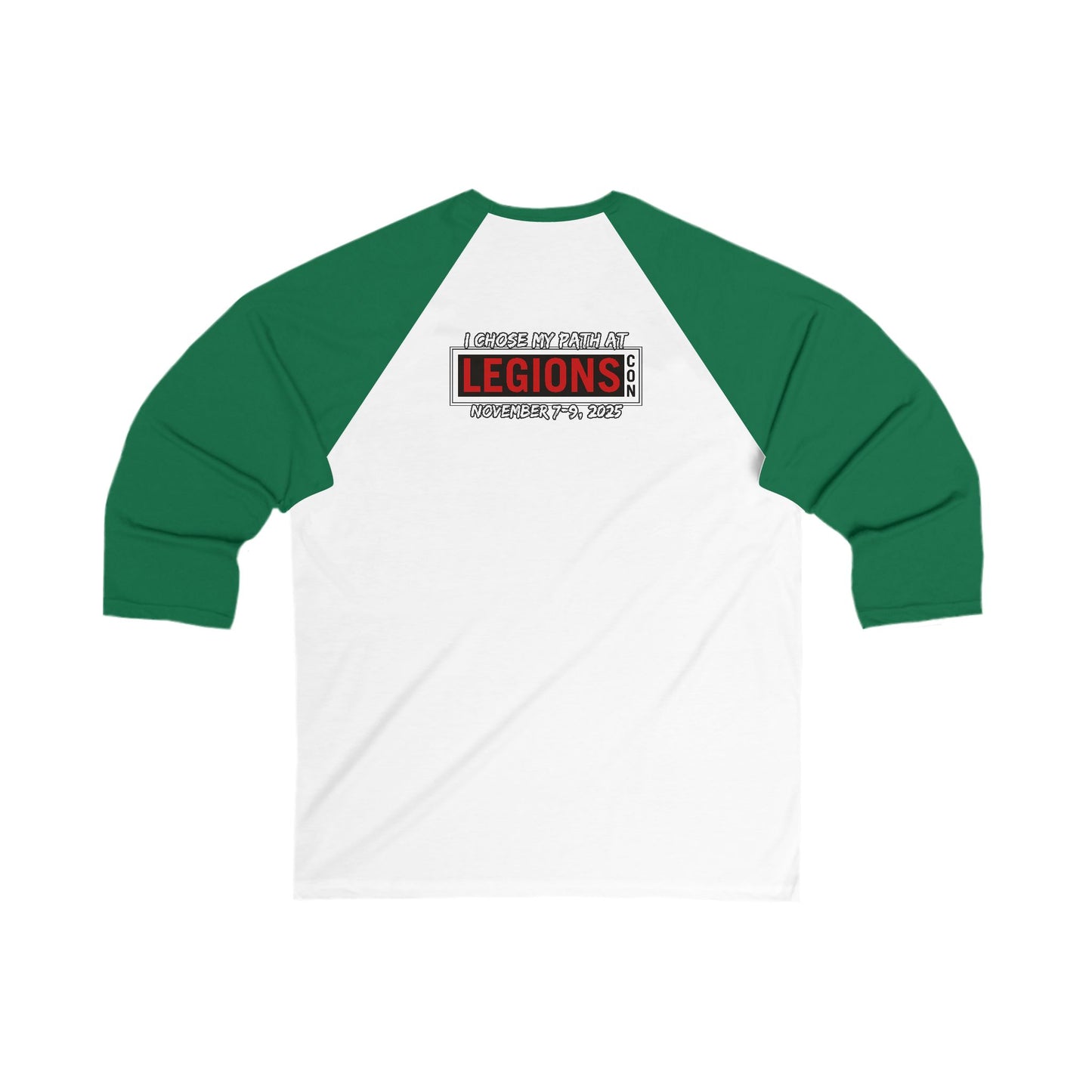 LegionsCon Churel | Mythic Legions | 3\4 Sleeve Baseball T-Shirt