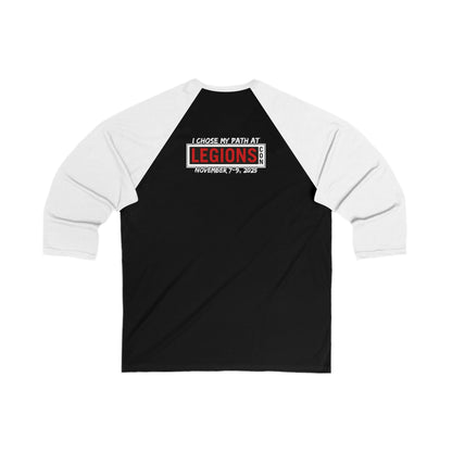 LegionsCon Churel | Mythic Legions | 3\4 Sleeve Baseball T-Shirt