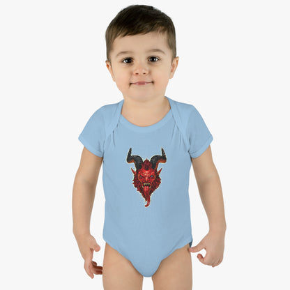 Krampus v2 Red | Figura Obscura | Baby Bodysuit