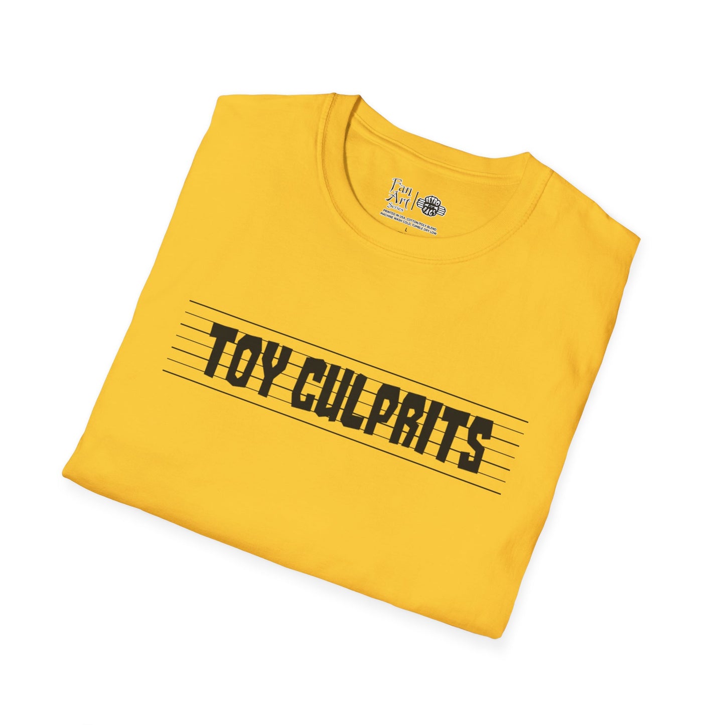 Toy Culprits Black Logo | Mythic Legions | Fan Art | Soft T-Shirt