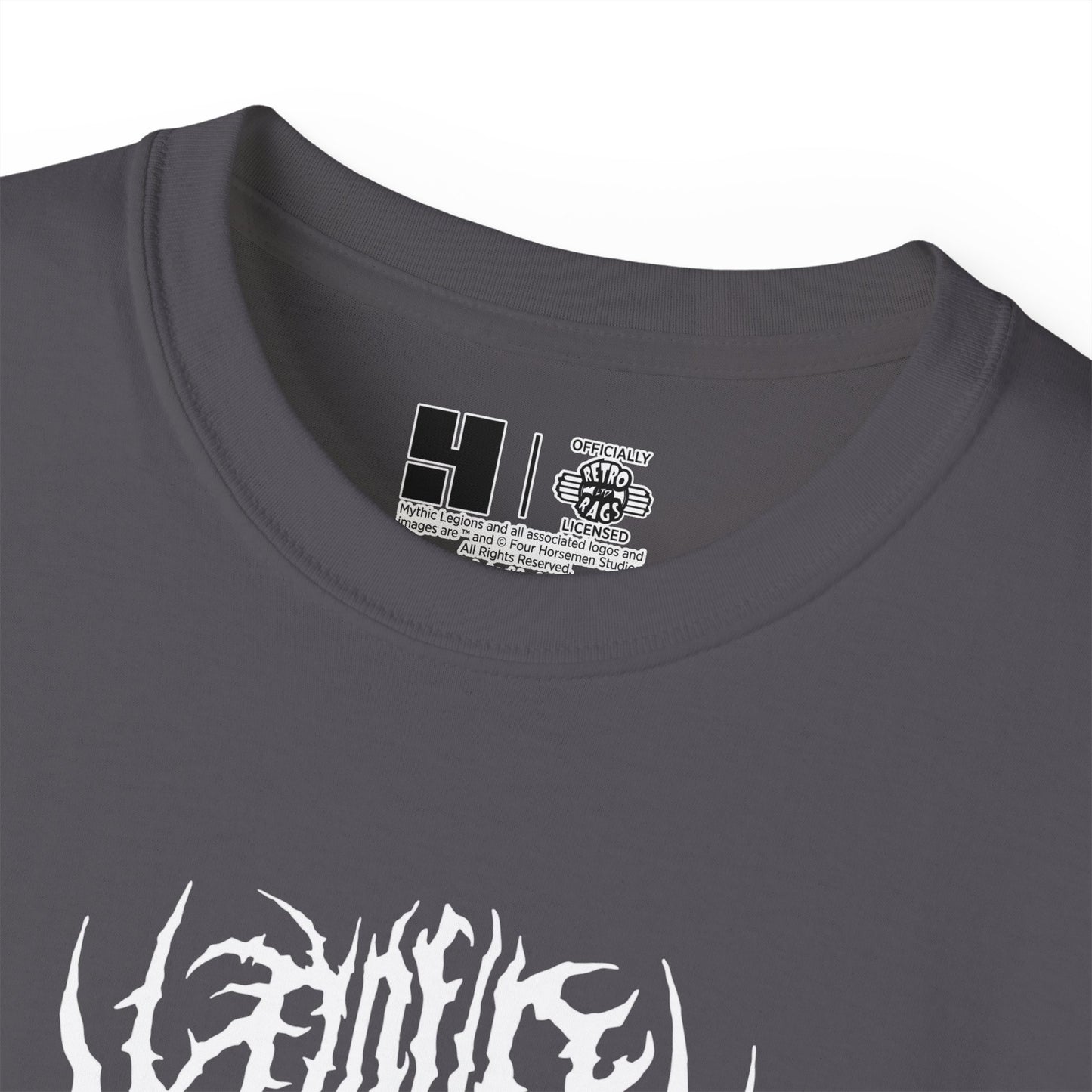 4H Metal Logo White | Mythic Legions | Standard T-Shirt