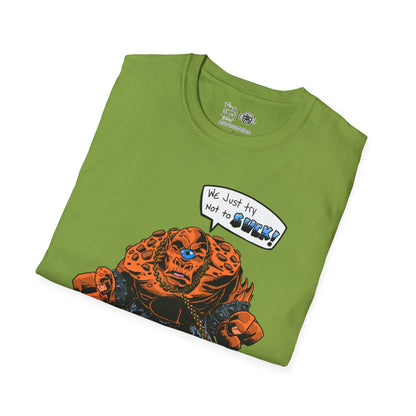 CB's Birthday Brontus | Mythic Legions | Fan Art | Soft T-Shirt