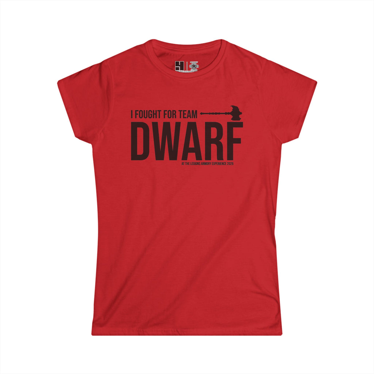 Team Dwarf Legions Con 2026 (Black Logo)  | Mythic Legions | Women's T-Shirt