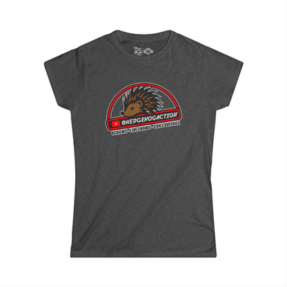 Hedgehog Action Logo | Mythic Legions | Fan Art | Women's T-Shirt