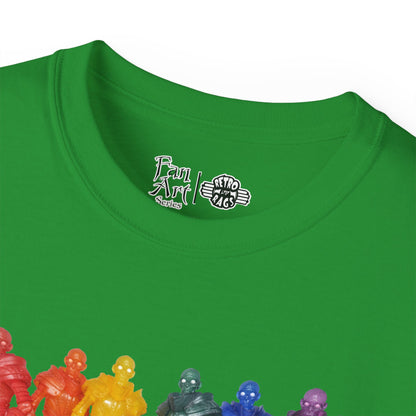 Rainbow Ghosts w/ Toy Culprits White Logo | Mythic Legions | Fan Art | Standard T-Shirt