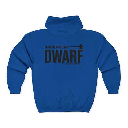 Team Dwarf Legions Con 2026 (Black Logo) | Mythic Legions | Full Zip Hoodie