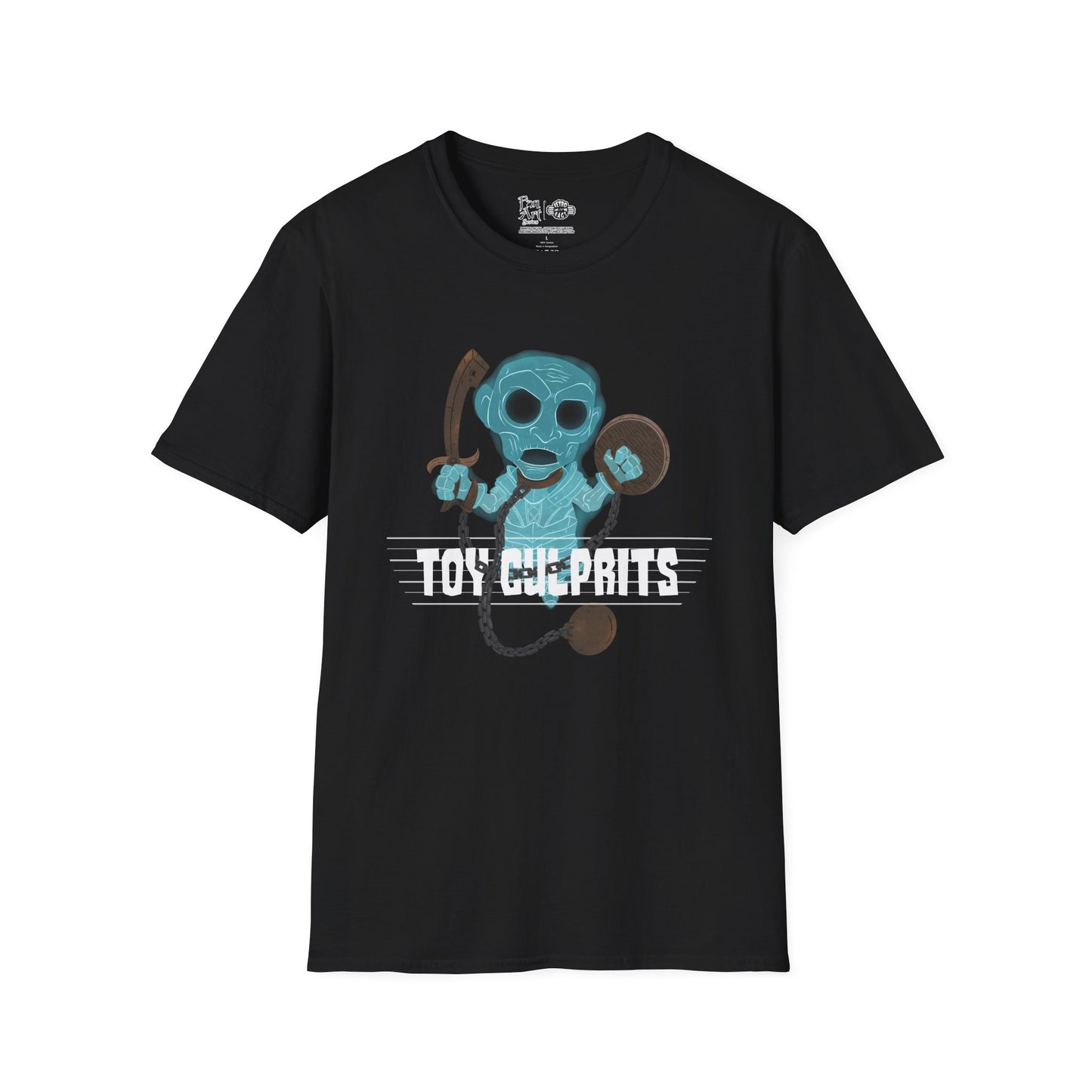 Toy Culprits Blue Ghost | Mythic Legions | Fan Art | Soft T-Shirt
