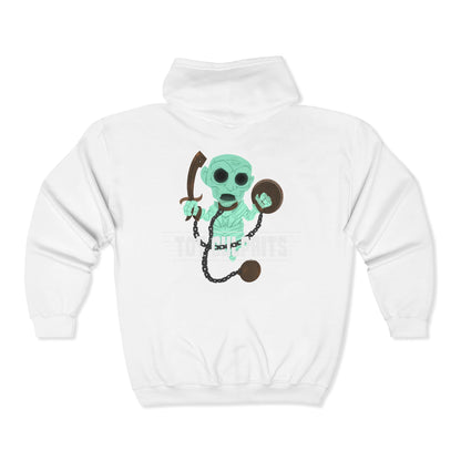 Toy Culprits Green Ghost | Mythic Legions | Fan Art | Full Zip Hoodie
