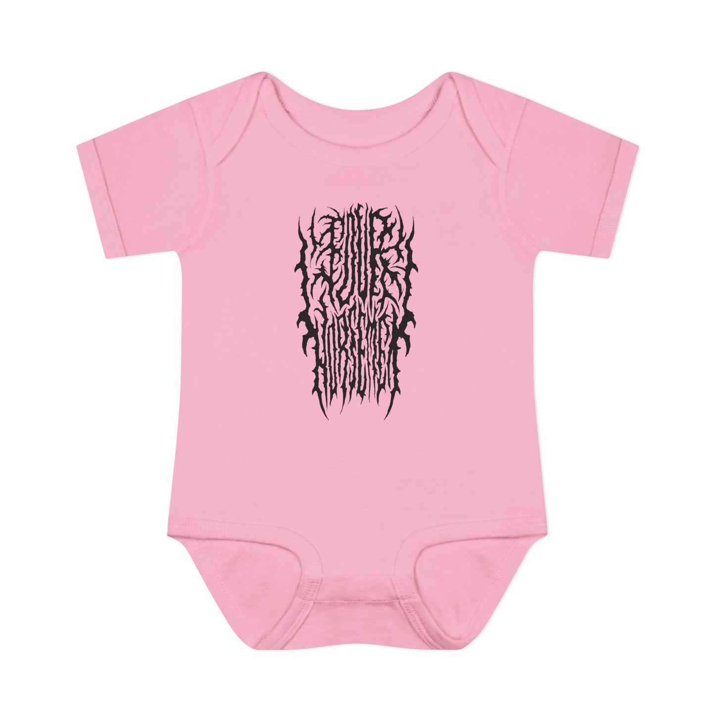 4H Metal Logo Black | Mythic Legions | Baby Bodysuit