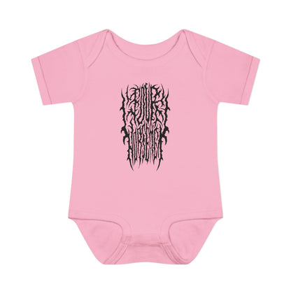 4H Metal Logo Black | Mythic Legions | Baby Bodysuit