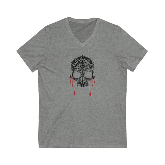 Masque of the Red Death, The | Black/Red | Figura Obscura | V-Neck T-Shirt