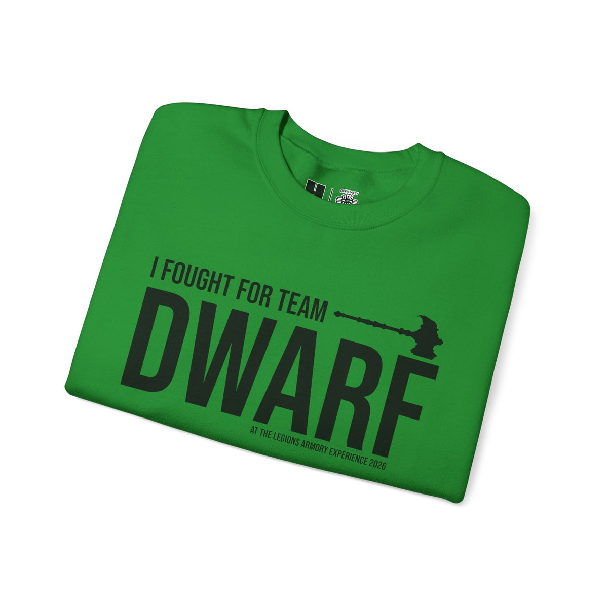 Team Dwarf Legions Con 2026 (Black Logo) | Mythic Legions | Sweatshirt