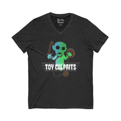 Toy Culprits Blue & Green Ghost | Mythic Legions | Fan Art | V-Neck T-Shirt