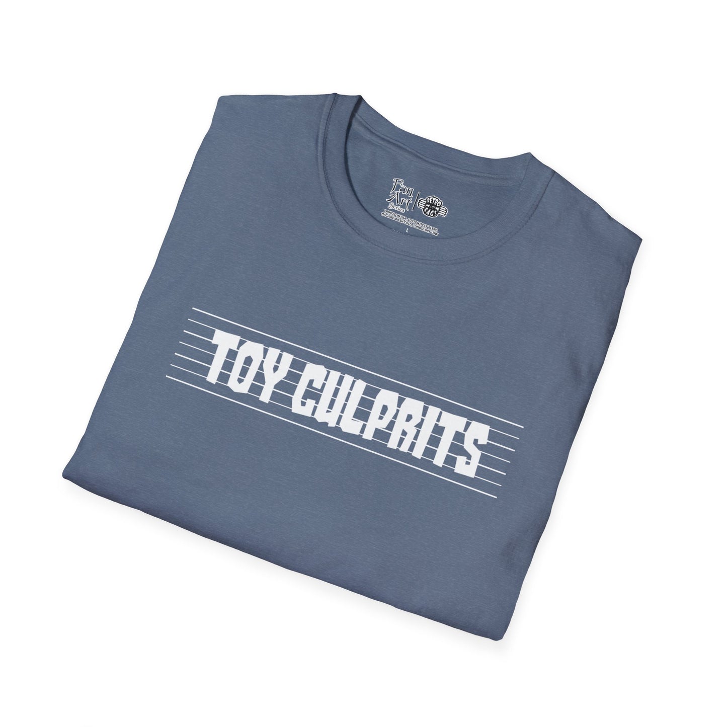 Toy Culprits White Logo | Mythic Legions | Fan Art | Soft T-Shirt
