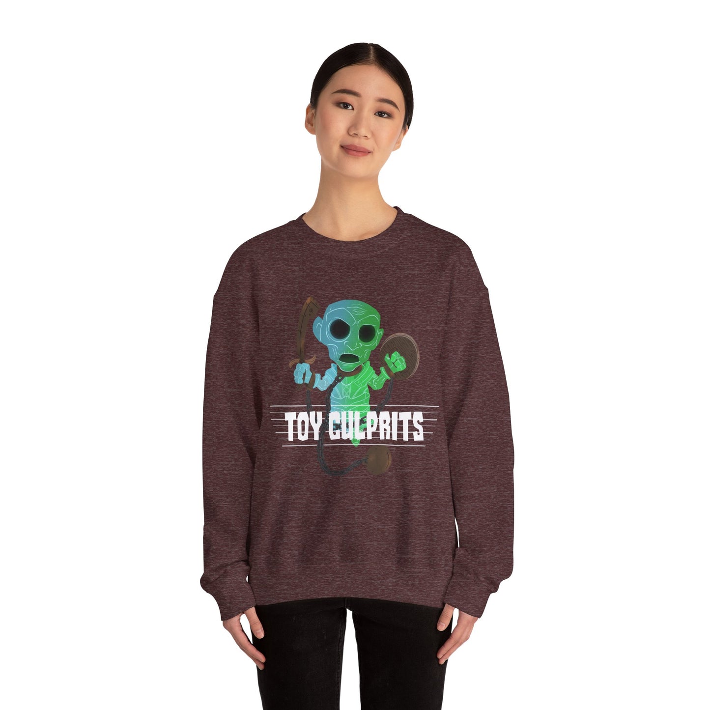 Toy Culprits Blue & Green Ghost | Mythic Legions | Fan Art | Sweatshirt