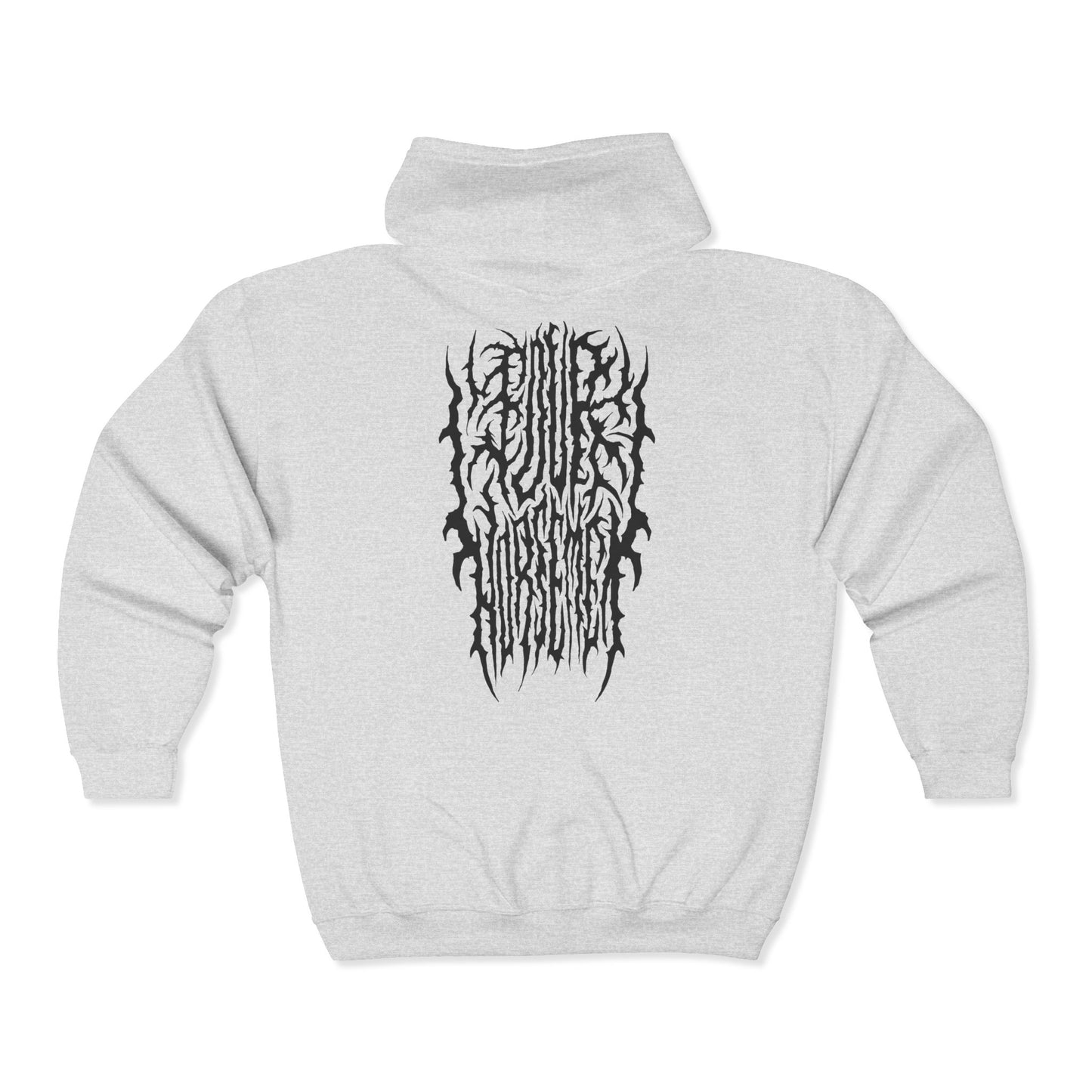 4H Metal Logo Black | Mythic Legions | Full Zip Hoodie