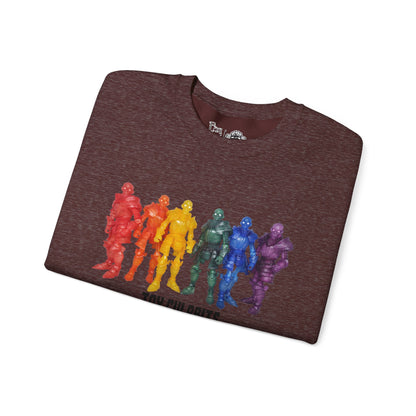 Rainbow Ghosts w/ Toy Culprits Black Logo | Mythic Legions | Fan Art | Sweatshirt
