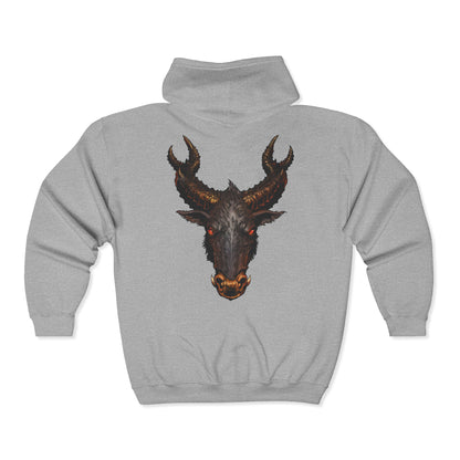 The Jersey Devil | Figura Obscura | Full Zip Hoodie