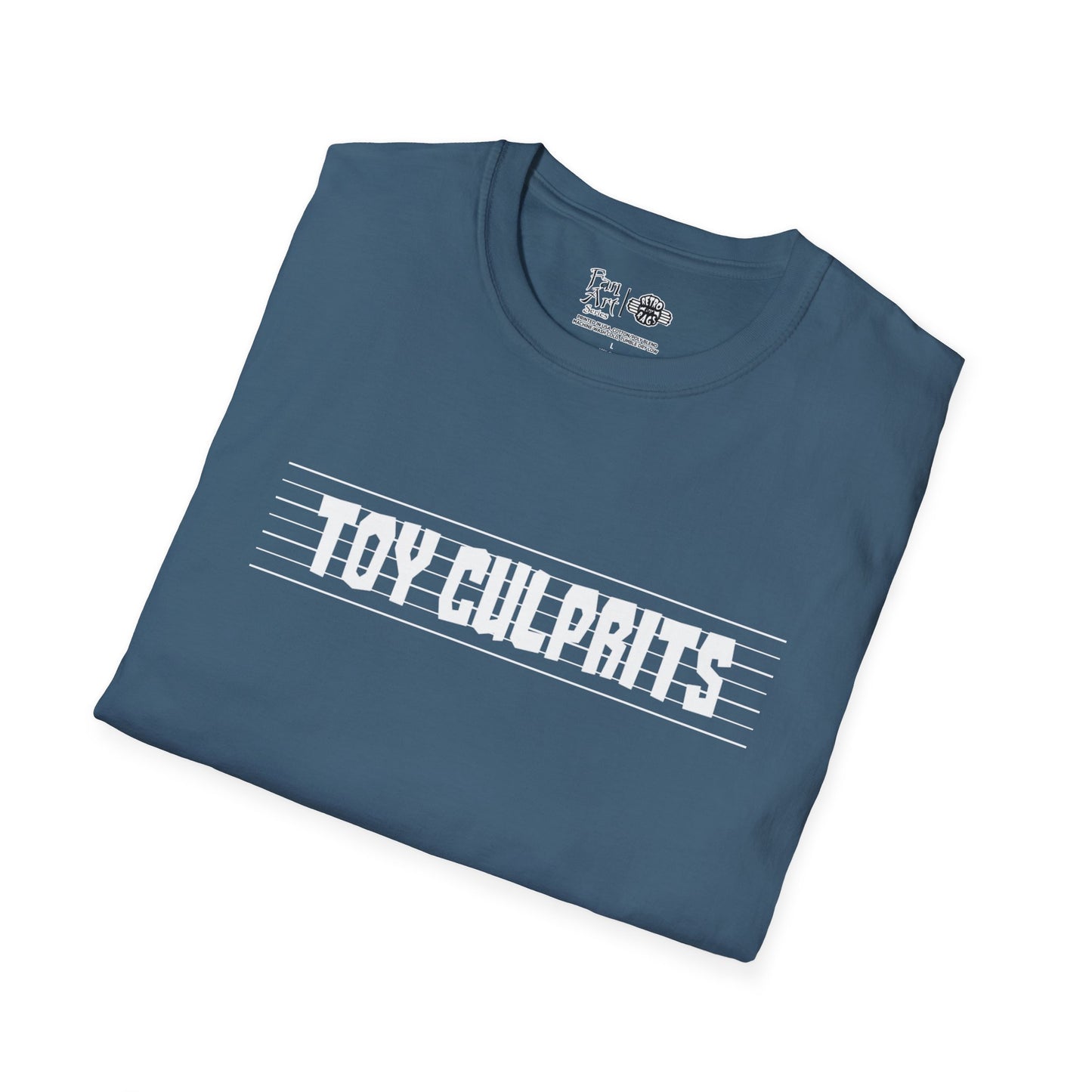 Toy Culprits White Logo | Mythic Legions | Fan Art | Soft T-Shirt