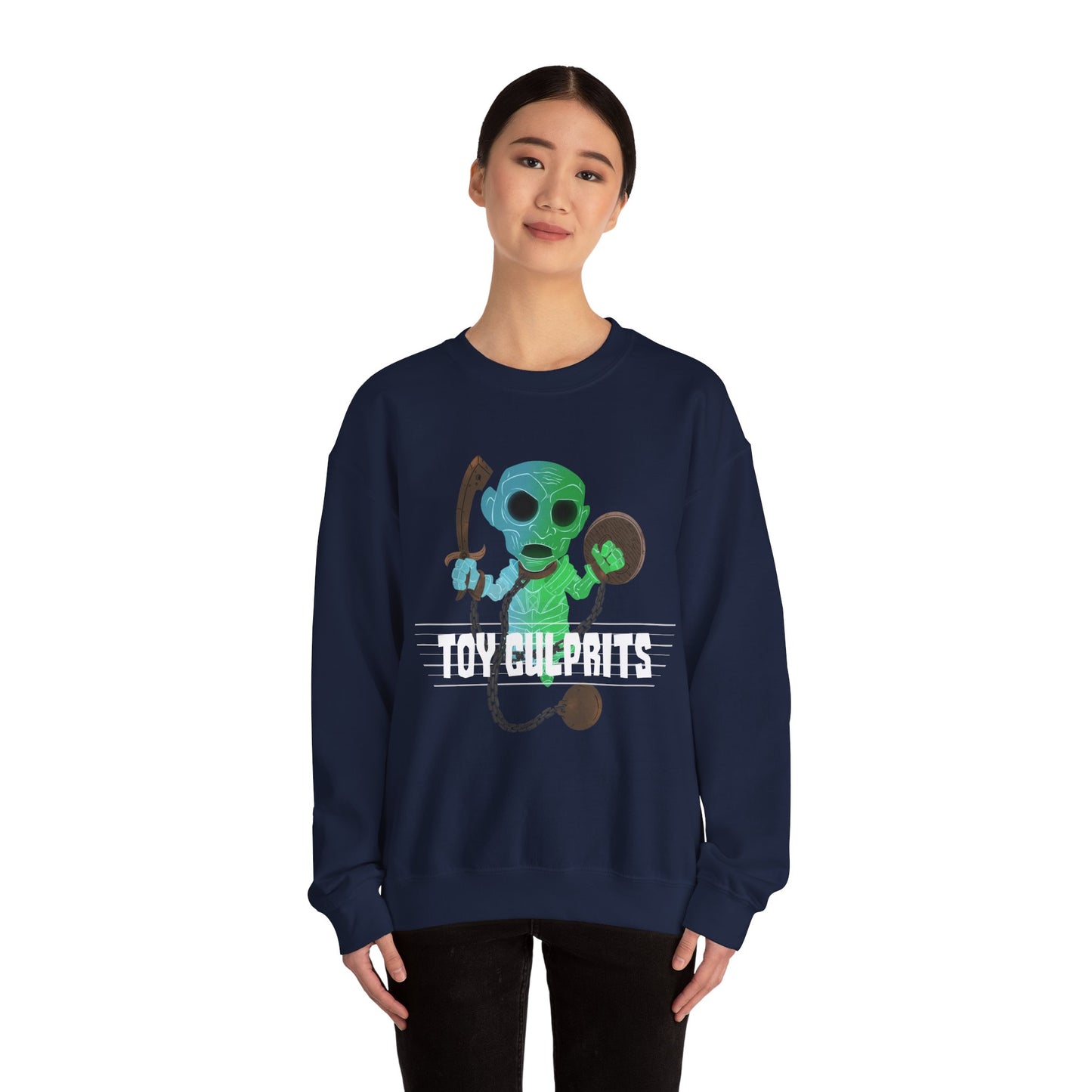 Toy Culprits Blue & Green Ghost | Mythic Legions | Fan Art | Sweatshirt