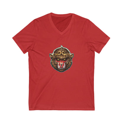 Monkey King, The v2 | Figura Obscura | V-Neck T-Shirt