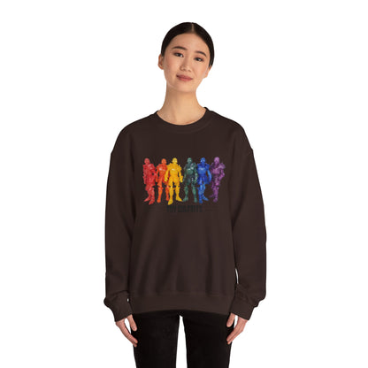 Rainbow Ghosts w/ Toy Culprits Black Logo | Mythic Legions | Fan Art | Sweatshirt