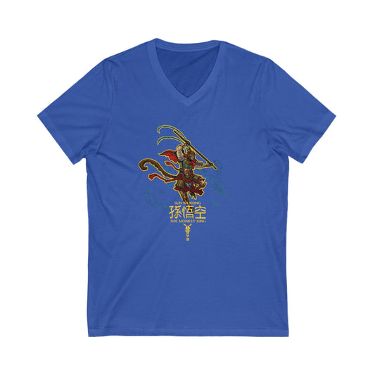 Monkey King, The v1 | Figura Obscura | V-Neck T-Shirt