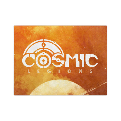 Cosmic Legions Logo v1 | Velveteen Microfiber Blanket