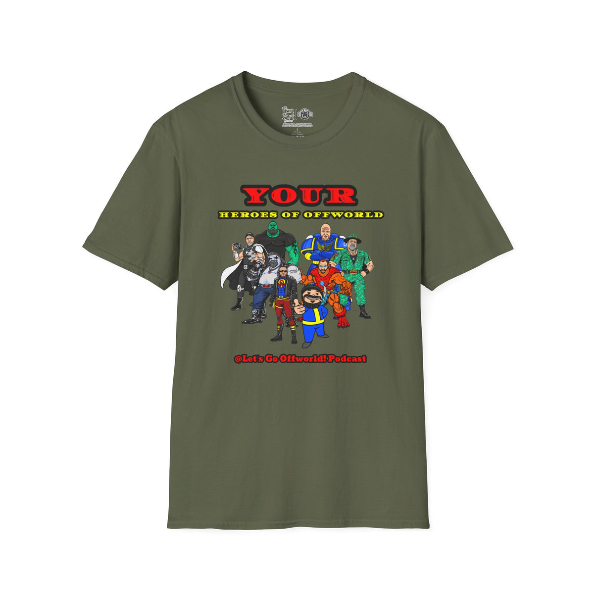 Heroes of Offworld | Mythic Legions | Fan Art | Soft T-Shirt
