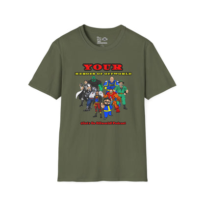 Heroes of Offworld | Mythic Legions | Fan Art | Soft T-Shirt