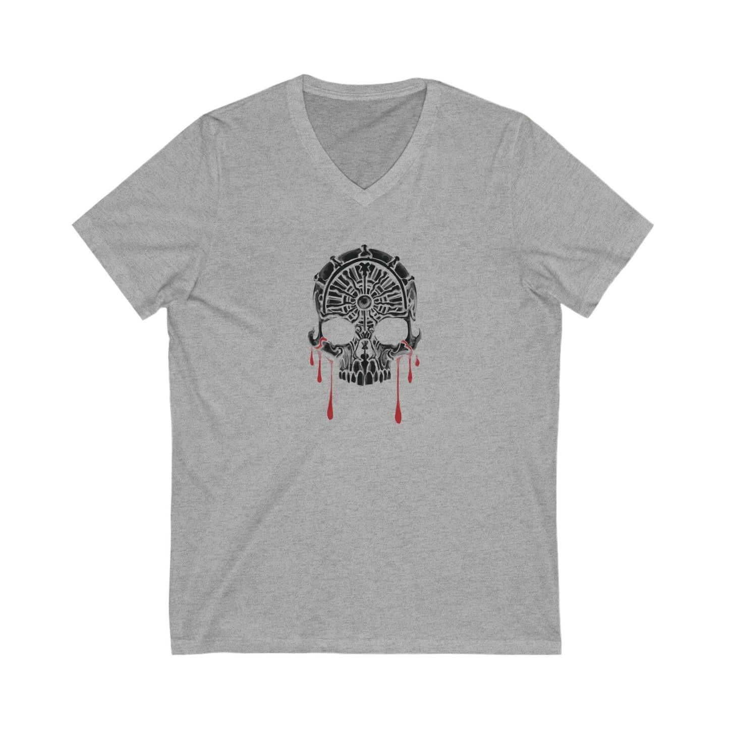 Masque of the Red Death, The | Black/Red | Figura Obscura | V-Neck T-Shirt