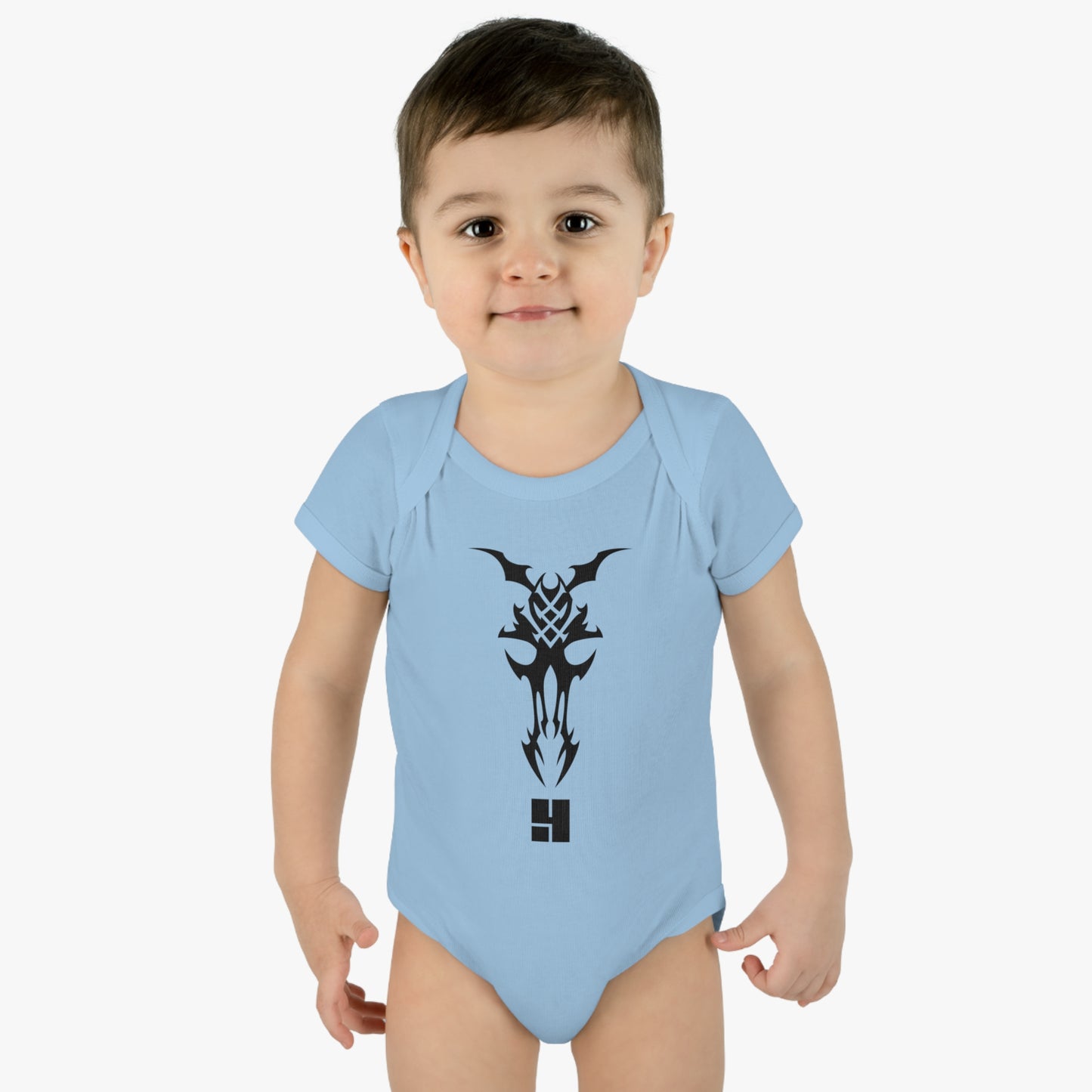 4H 25th Anniversary Logo | Black | Baby Bodysuit