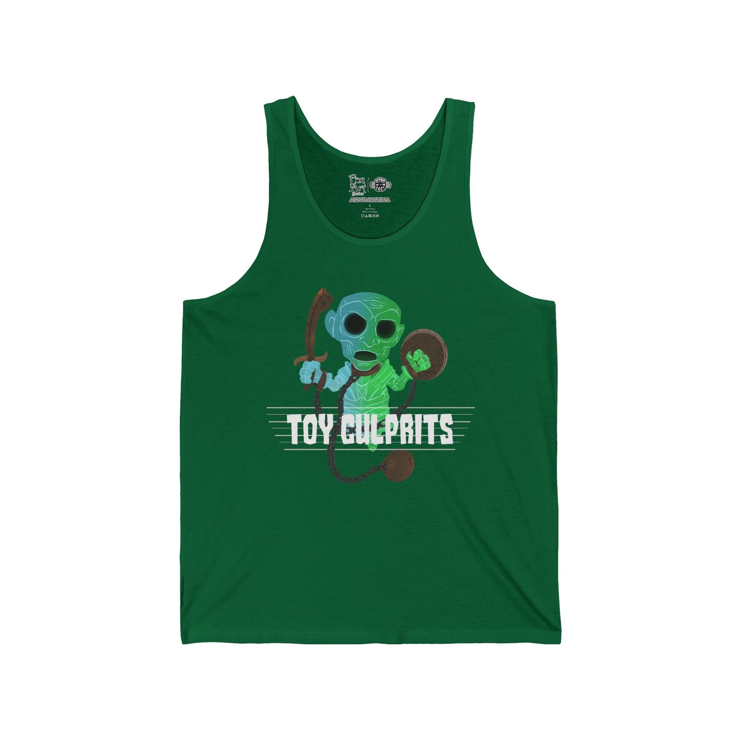 Toy Culprits Blue & Green Ghost | Mythic Legions | Fan Art | Tank Top