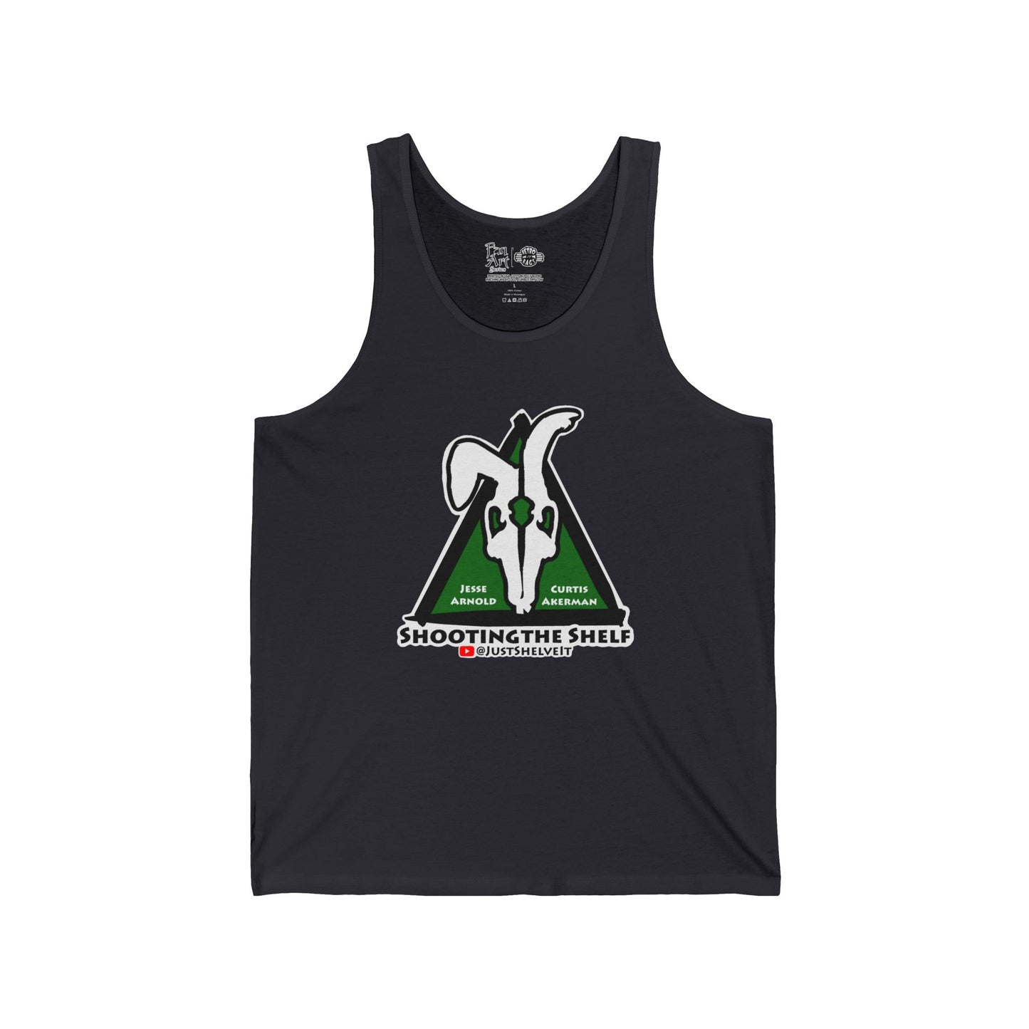 Shooting the Shelf Logo | Mythic Legions | Fan Art | Tank Top