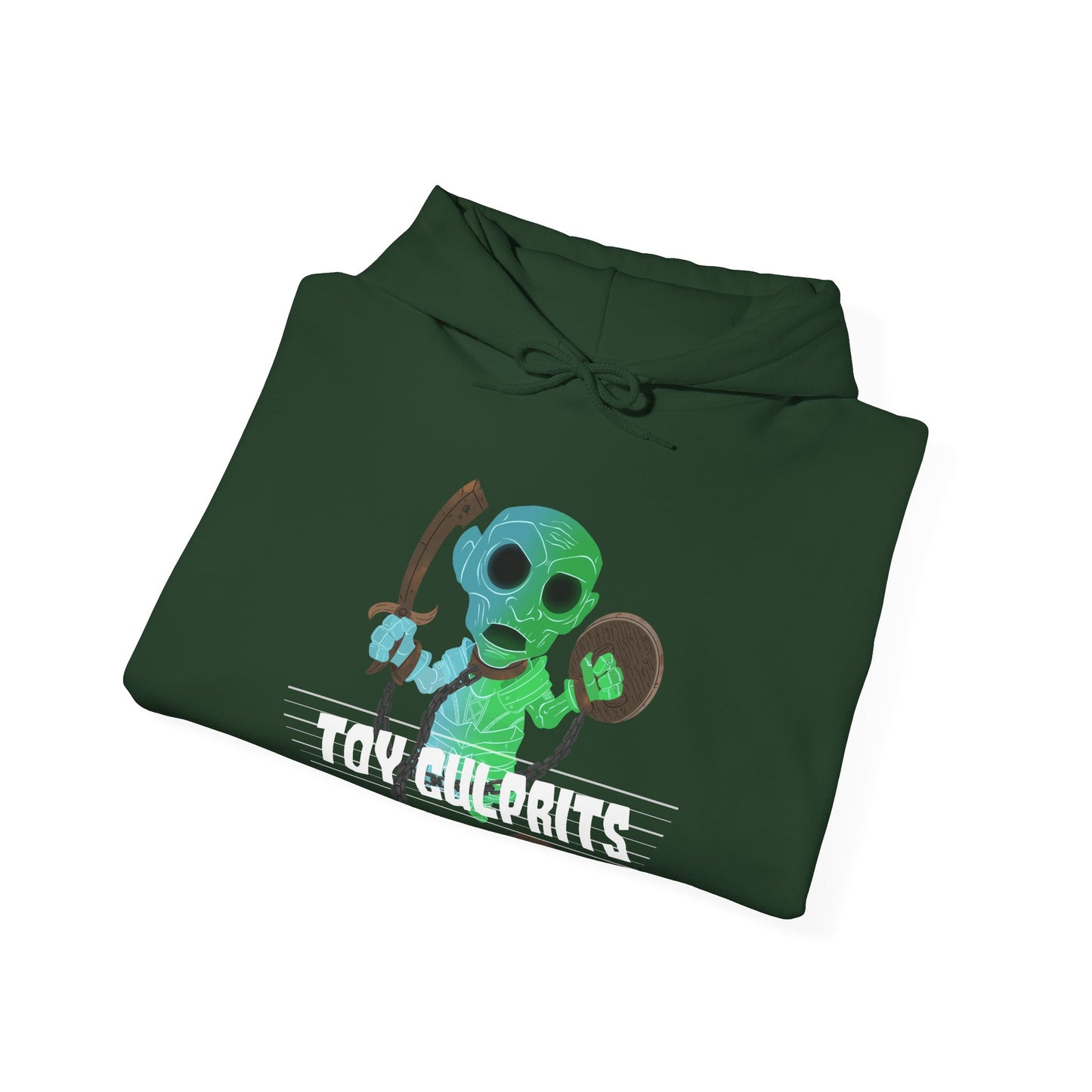Toy Culprits Blue & Green Ghost | Mythic Legions | Fan Art | Pullover Hoodie
