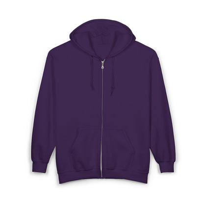 4H Metal Logo White | Mythic Legions | Full Zip Hoodie