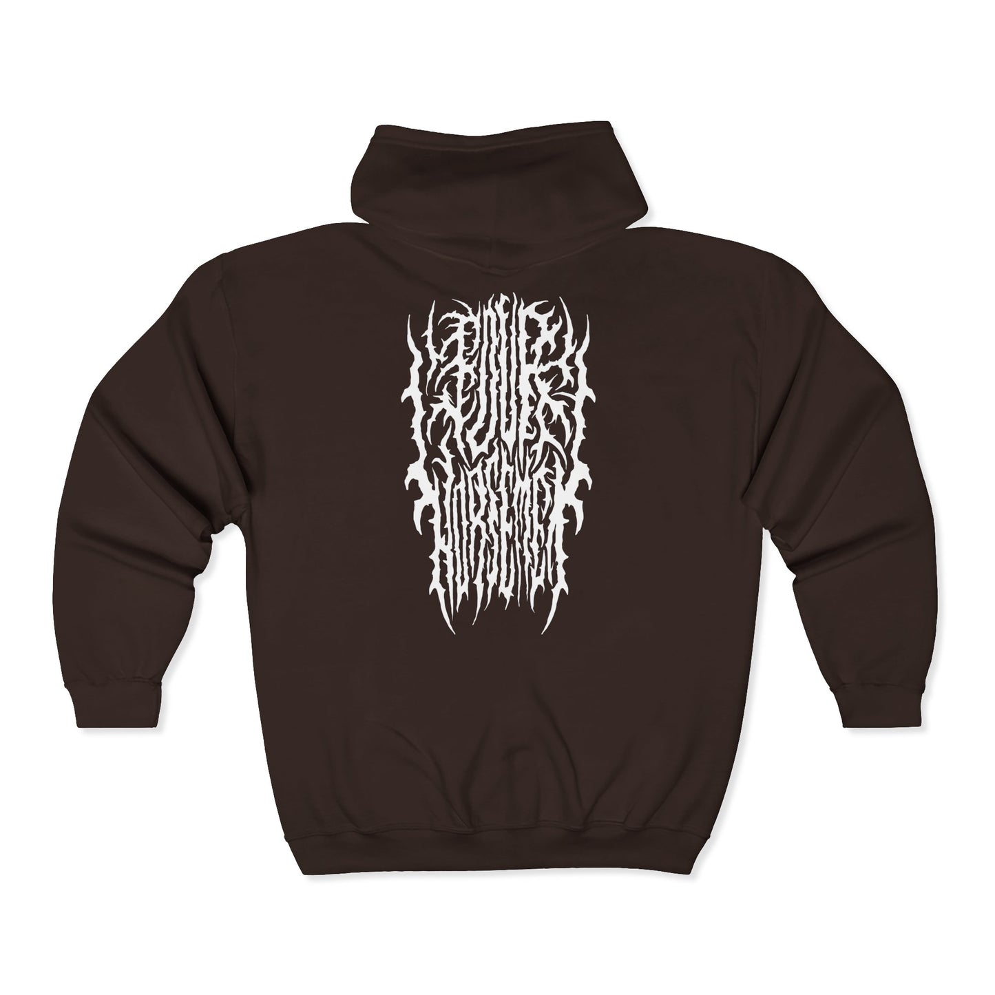 4H Metal Logo White | Mythic Legions | Full Zip Hoodie
