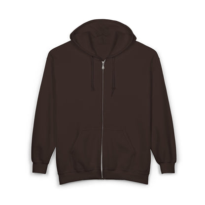 4H Metal Logo White | Mythic Legions | Full Zip Hoodie