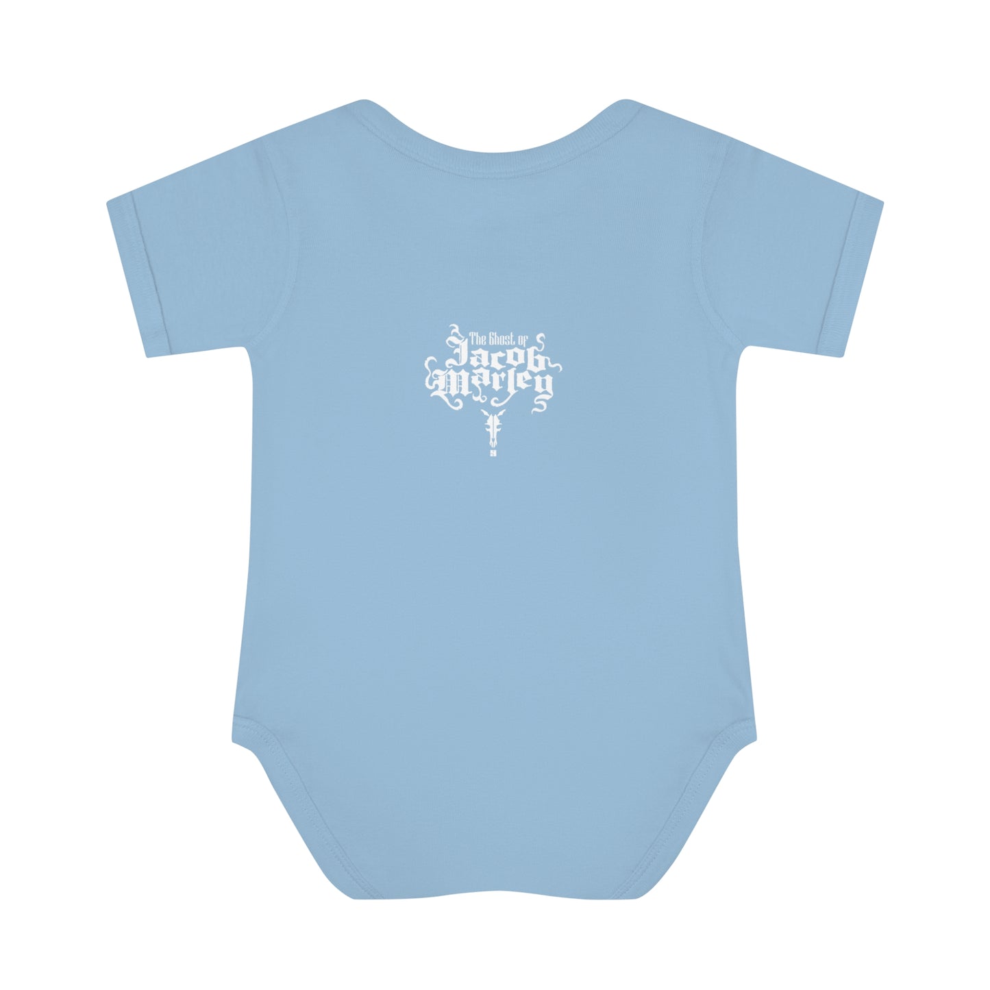 Jacob Marley | White | Figura Obscura | Baby Bodysuit