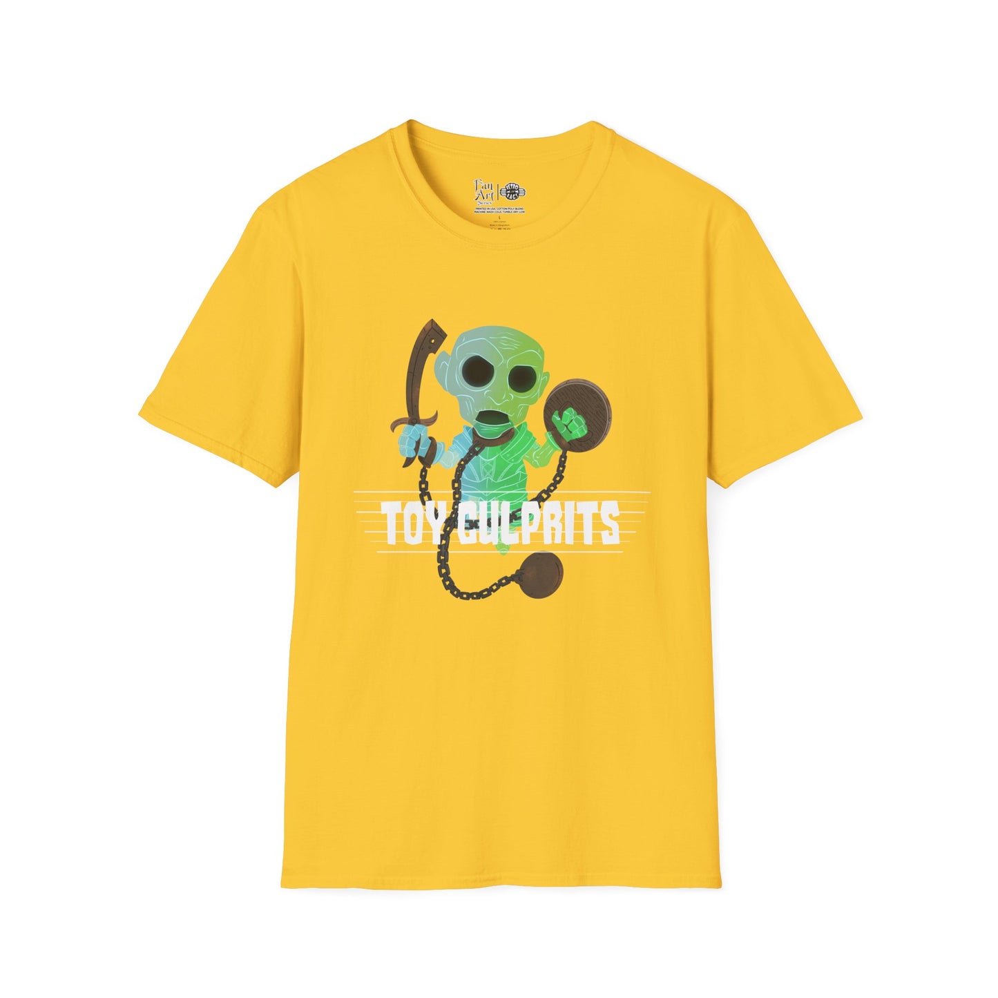 Toy Culprits Blue & Green Ghost | Mythic Legions | Fan Art | Soft T-Shirt