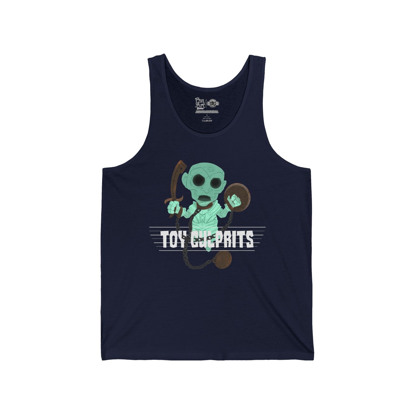 Toy Culprits Green Ghost | Mythic Legions | Fan Art | Tank Top