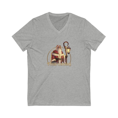 Father Christmas v1 | Figura Obscura | V-Neck T-Shirt