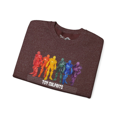 Rainbow Ghosts w/ Toy Culprits White Logo | Mythic Legions | Fan Art | Sweatshirt