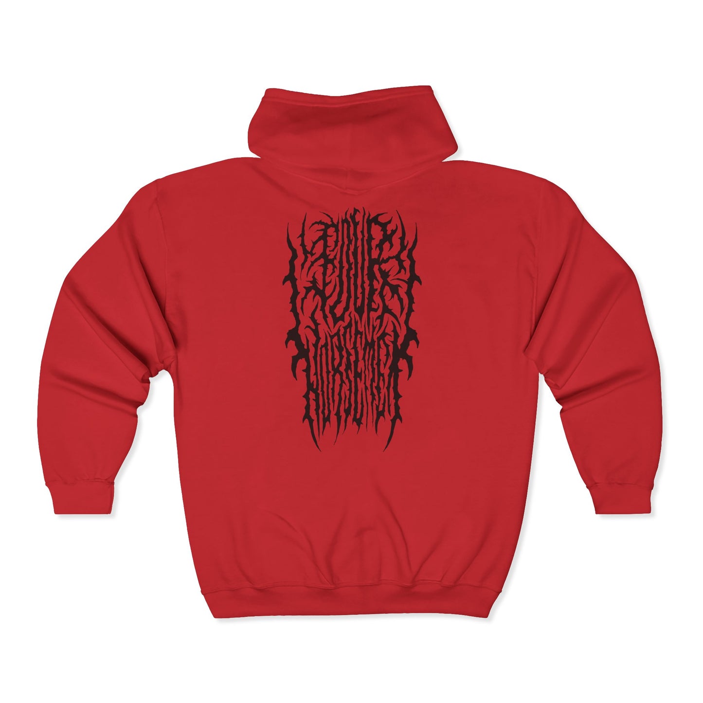 4H Metal Logo Black | Mythic Legions | Full Zip Hoodie