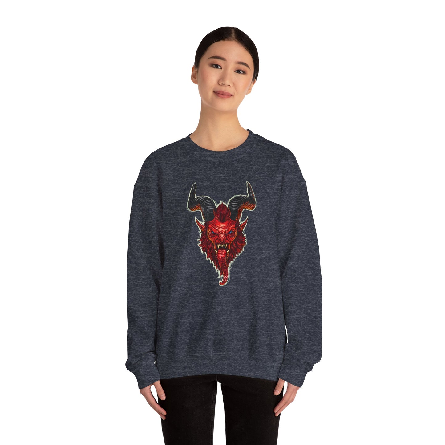 Krampus v2 Red | Figura Obscura | Sweatshirt