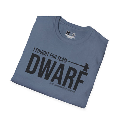 Team Dwarf Legions Con 2026 (Black Logo) | Mythic Legions | Soft T-Shirt