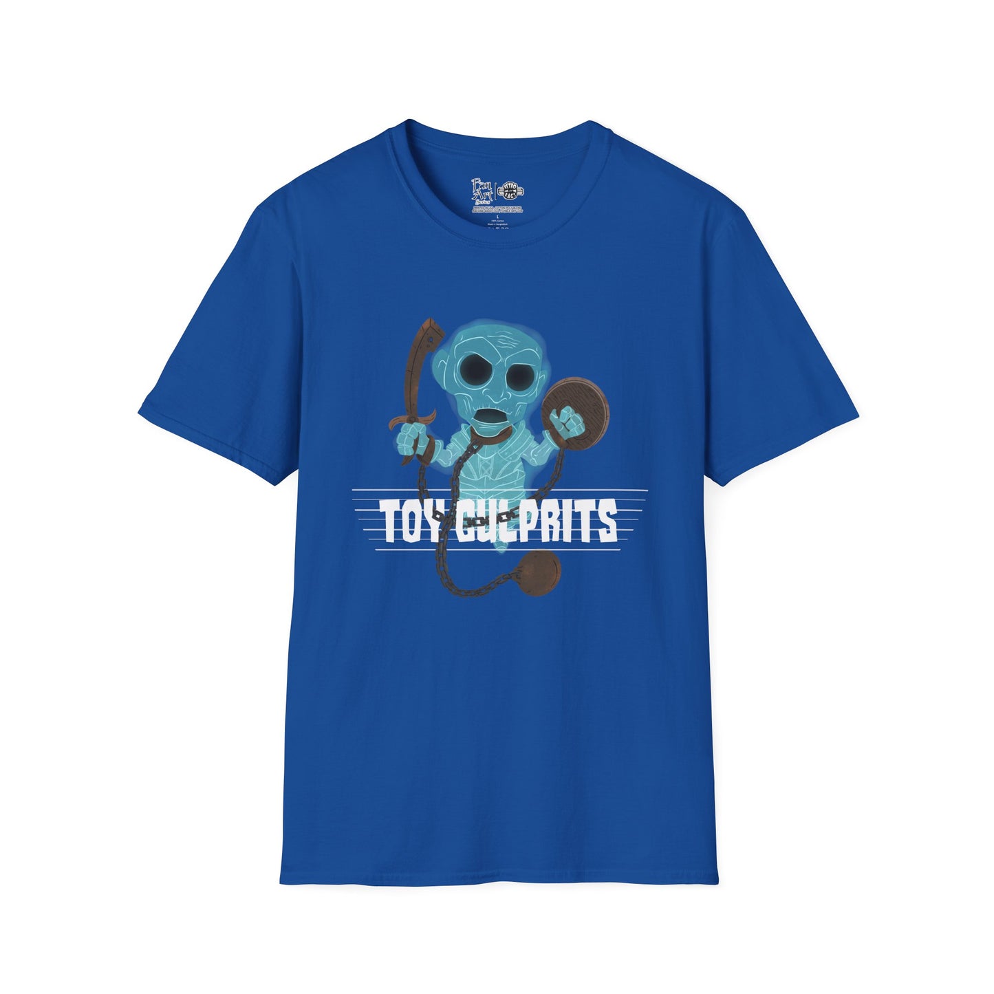 Toy Culprits Blue Ghost | Mythic Legions | Fan Art | Soft T-Shirt