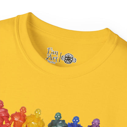Rainbow Ghosts w/ Toy Culprits White Logo | Mythic Legions | Fan Art | Standard T-Shirt